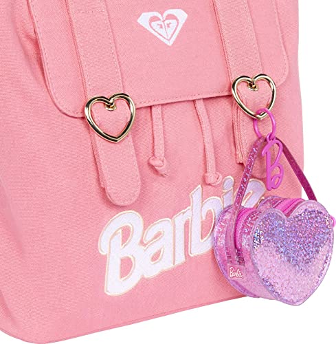 Barbie Clothes Set, Birthday-Themed with Dress, 5 Acessories & Zippered Doll-Sized Heart-Shaped Bag with Clip-On Ring