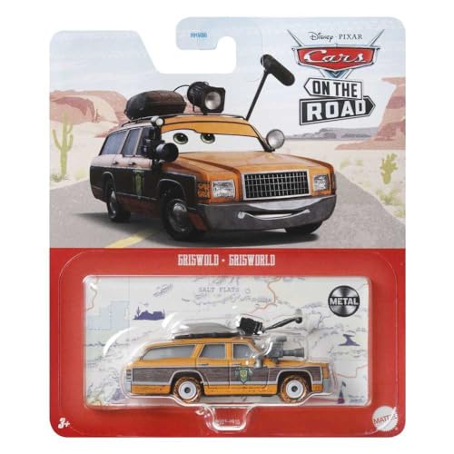 Disney Cars 1:55 Scale 2022 Diecast Metal Cars on The Road Series Griswold