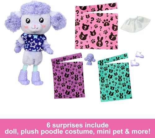 Barbie Chelsea Cutie Reveal Small Doll & Accessories Plastic Animal,Shape Kids toy figure