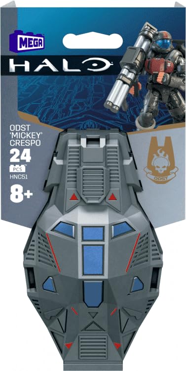 MEGA Halo ODST 'Mickey' Crespo Micro Action Figure with Drop Pod HNC51