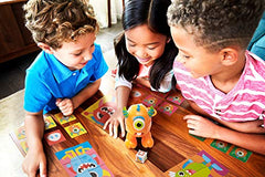 Mattel Games Roll-A-Match Pre-School Matching Card Game with Monster Theme, Multi-Level Rummy Style Play with 56 Cards for 2 to 4 Players, Kids Gift for Ages 3 Years & Older