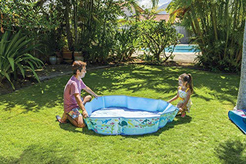 Jilong Happy Sea Paddling Pool Diameter 150 x 25 cm Children's Pool Swimming Pool with Fixed Walls