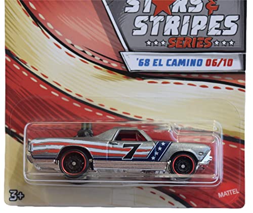 Hot Wheels Stars & Stripes Series '68 El Camino 6/10, Gray