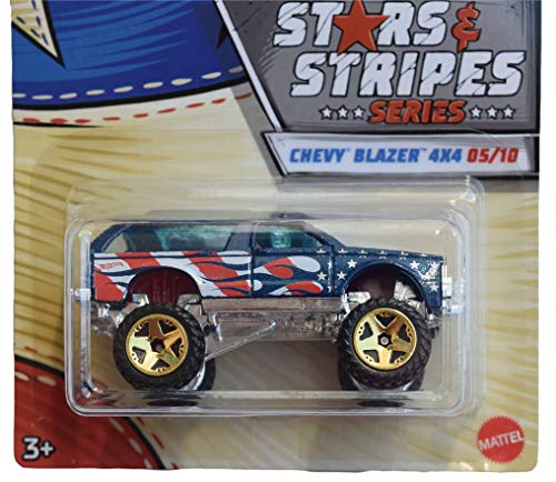 Hot Wheels Stars & Stripes Series Chevy Blazer 4x4 5/10, Blue
