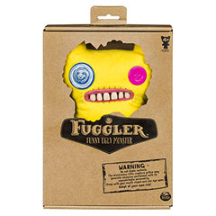 Fuggler Spin Master Funny Ugly Monster Deluxe Stuffed Animal Medium 9" Plush (Indecisive Monster, Yellow)
