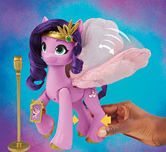 My Little Pony: A New Generation Movie Singing Star Princess Pipp Petals - 15-cm Pink Pony That Sings and Plays Music, Toy for Kids Age 5 and Up