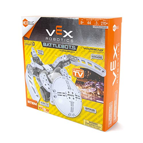 HEXBUG VEX Robotics Warhead Toys for Kids, Fun Battle Bot Hex Bugs Construction Kit War Head