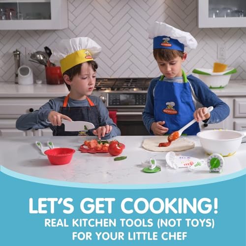 Curious Chef Child Chef Textile Set for Kids