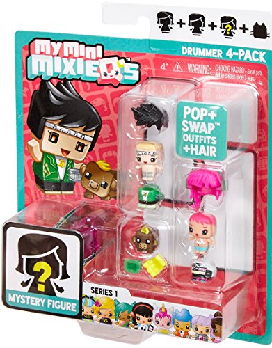 Mattel My Mini MixieQ's Drummer, 4-Pack