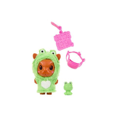 Barbie Cutie Reveal Animal Costume-Themed Pet & Accessories with 5 Surprises Including Mini Pet, Color Change & Clip, HRK32