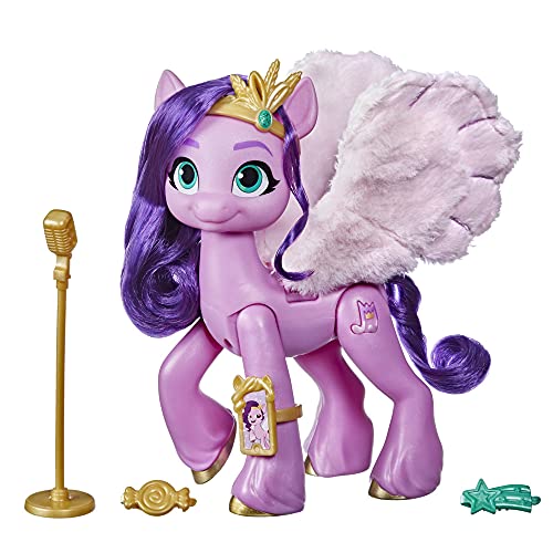 My Little Pony: A New Generation Movie Singing Star Princess Pipp Petals - 15-cm Pink Pony That Sings and Plays Music, Toy for Kids Age 5 and Up