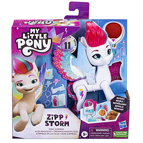My Little Pony Toys Zipp Storm Wing Surprise Fashion Doll with Wings and Accessories