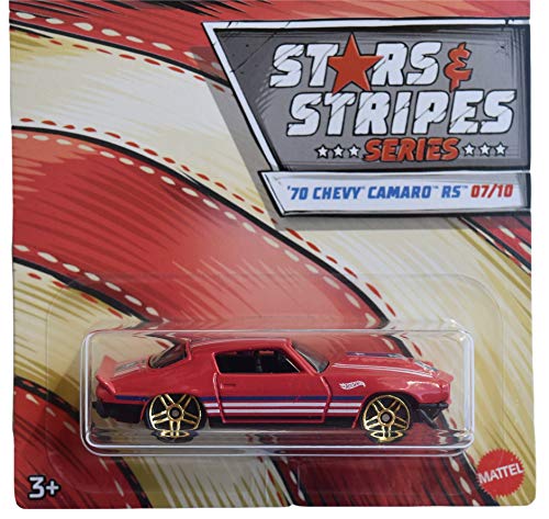 Hot Wheels Stars & Stripes Series '70 Chevy Camaro RS 7/10, red