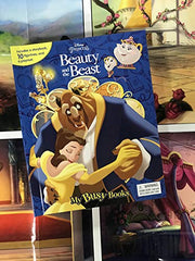 Phidal - Disney Beauty and the Beast My Busy Book -10 Figurines and a Playmat
