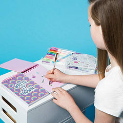3C4G:Gel Pens - w/ 2 Color-in Snack Themed Sticker Sheets, 30 Different Vibrant Colors, Writing & Drawing, Three Cheers for Girls, Ages 6+