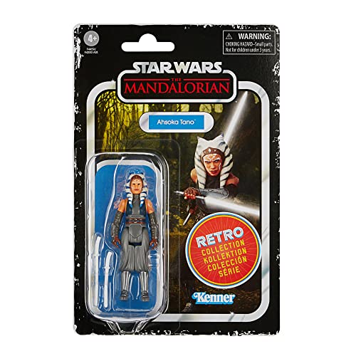 STAR WARS Retro Collection Ahsoka Tano Toy 3.75-Inch-Scale The Mandalorian Collectible Action Figure, Toys for Kids Ages 4 and Up
