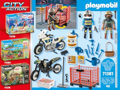 Playmobil 71381 City Action Police Starter Pack, Police Gifting Toy, Fun Imaginative Role-Play, PlaySets Suitable for Children Ages 4+