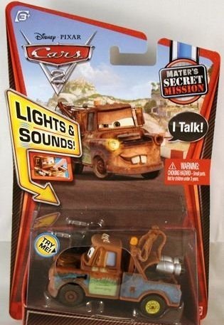 Disney Car Toys: 2: 1:55 Lights and Sounds Spy Mater Vehicle