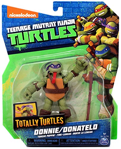 Teenage Mutant Ninja Turtles Nickelodeon Totally Turtles Tongue Poppin Donatelo Action Figure