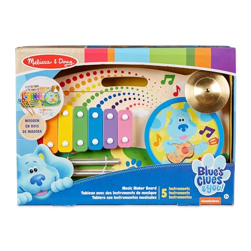 Melissa & Doug Melissa & Doug Blue's Clues & You! Wood Music Maker Board