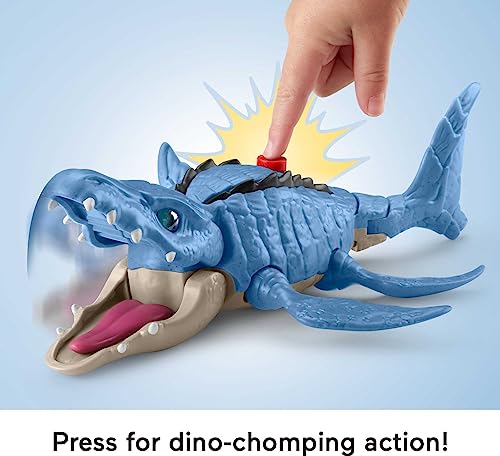 Fisher-Price Imaginext Jurassic World Dinosaur Toys, Dino Chopper with 3 Dinosaurs and Owen Grady Figure for Preschool Kids Ages 3+ Years