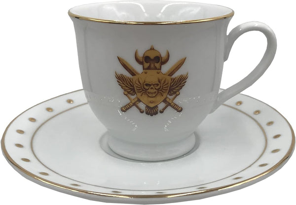 Masters of The Universe Revelation Castle Grayskull Crest Porcelain Cup & Saucer