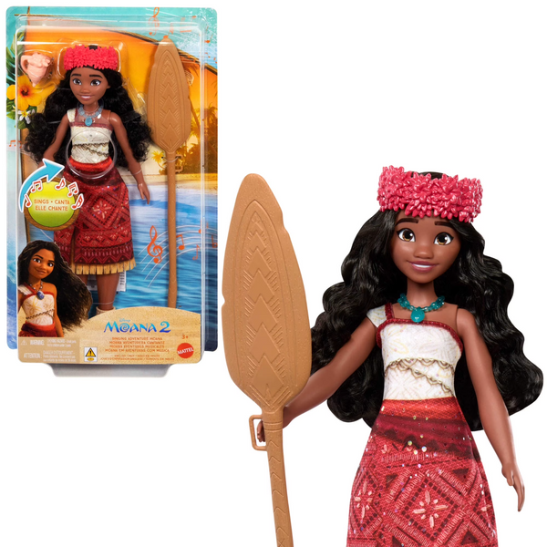Mattel Disney Moana 2 Singing Adventure Doll with Accessories