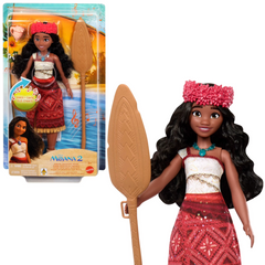Mattel Disney Moana 2 Singing Adventure Doll with Accessories, Sings “We’re Back”