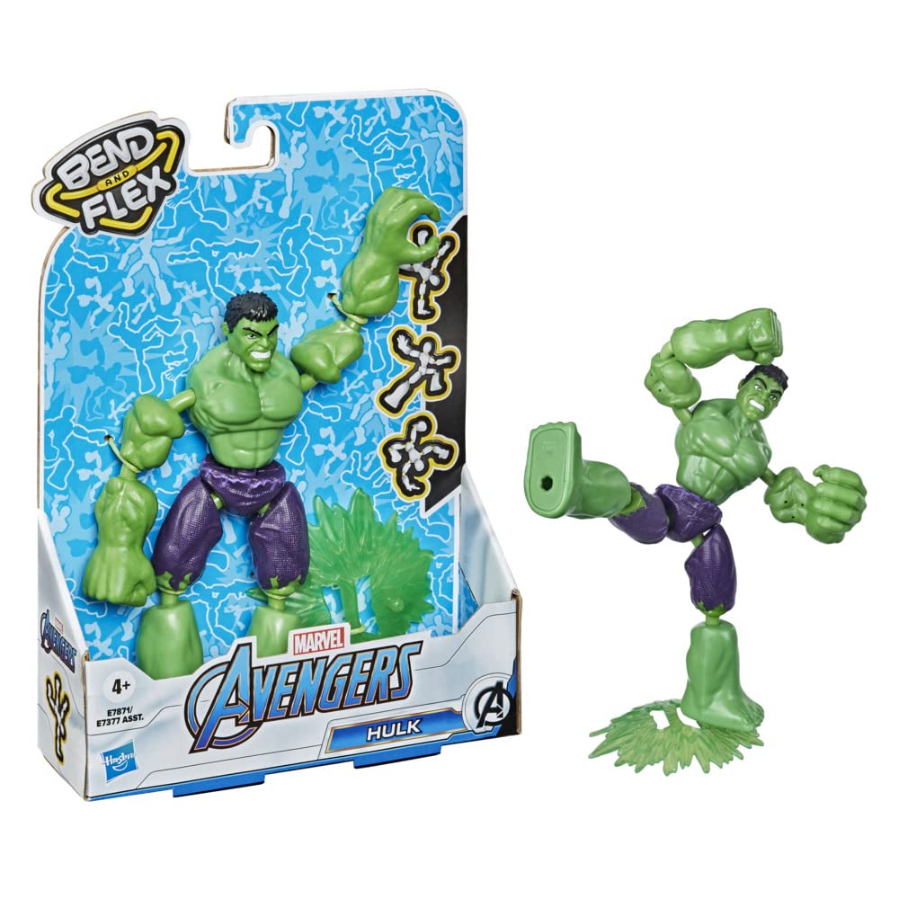 Hasbro Hulk Bend and Flex Marvel 6-Inch Action Figure