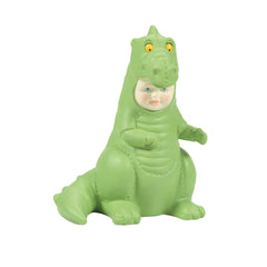 Department 56 Snowbabies Dressed as a Dinosaur Figurine, 3.98 Inch, Multicolor
