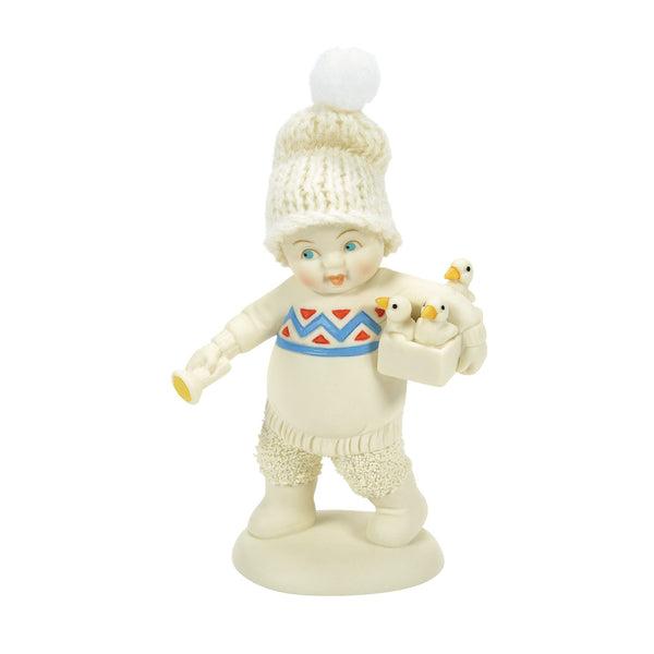 Department 56 Snowbabies Puffins Collecting The Babies Figurine, 4.53 Inch, Multicolor