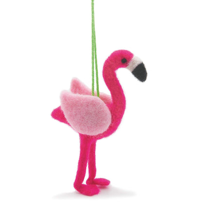 Dimensions Flamingo Felt Animals Needle Felting Craft Kit, 4'' x 6''