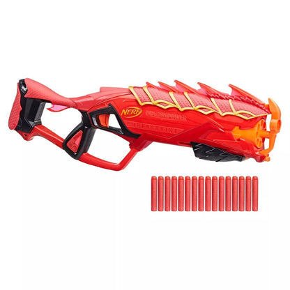 Nerf DragonPower Emberstrike Blaster, Inspired by Dungeons and Dragons, 8-Dart Drum, 16 Nerf Darts, Dart Storage