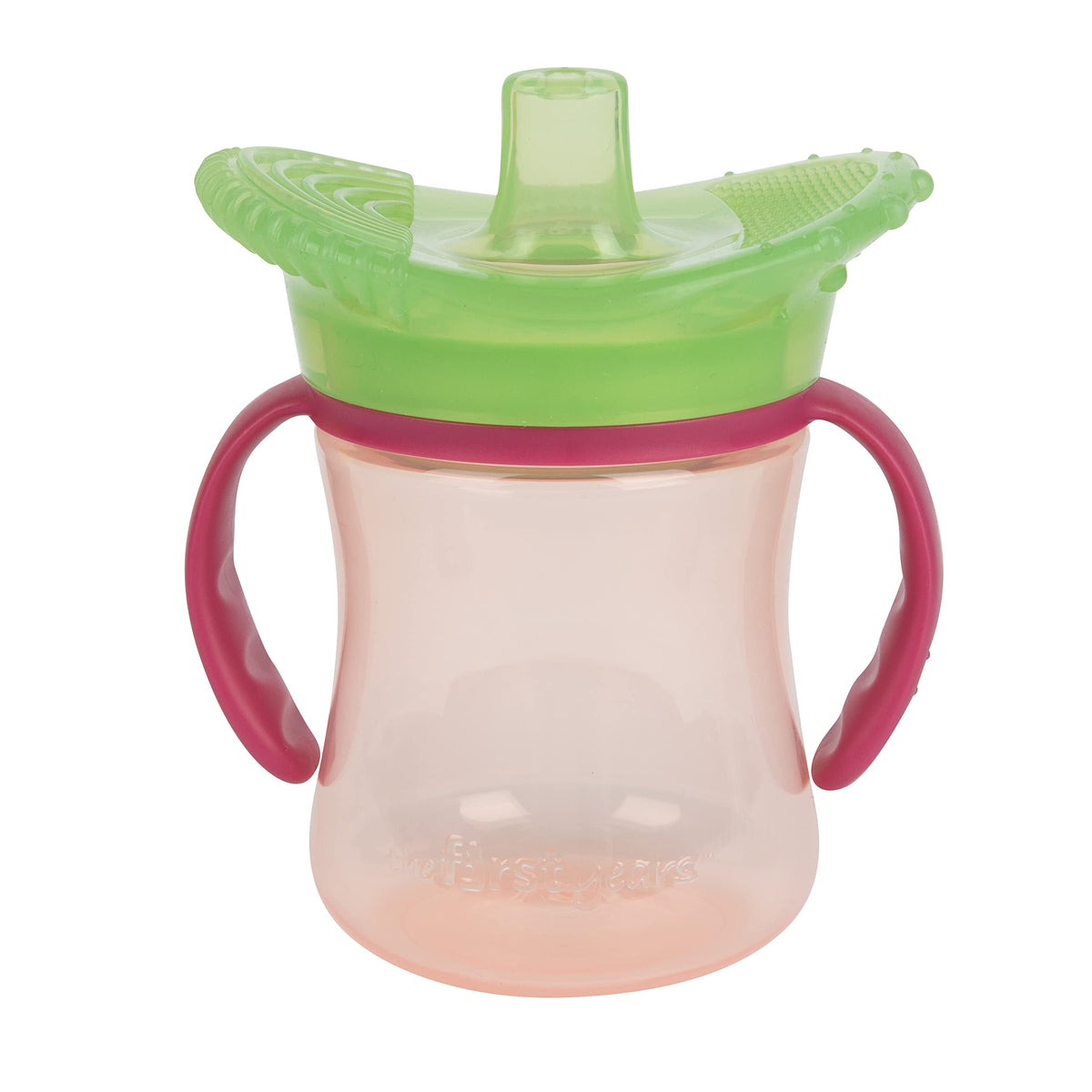 The First Years SenseAbles Teethe-Around Sensory Trainer Cup, 7 oz, Pink
