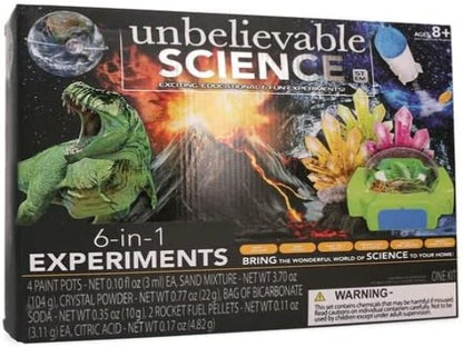 6 in 1 Science Experiments