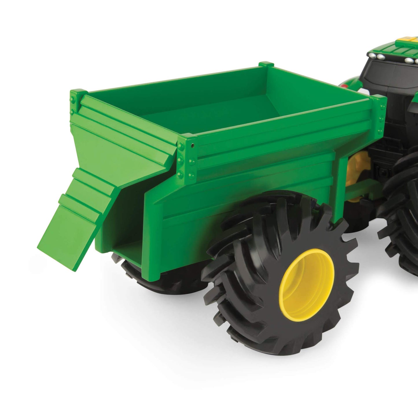 John Deere Monster Treads Lights & Sounds 8 Inch Tractor with Wagon