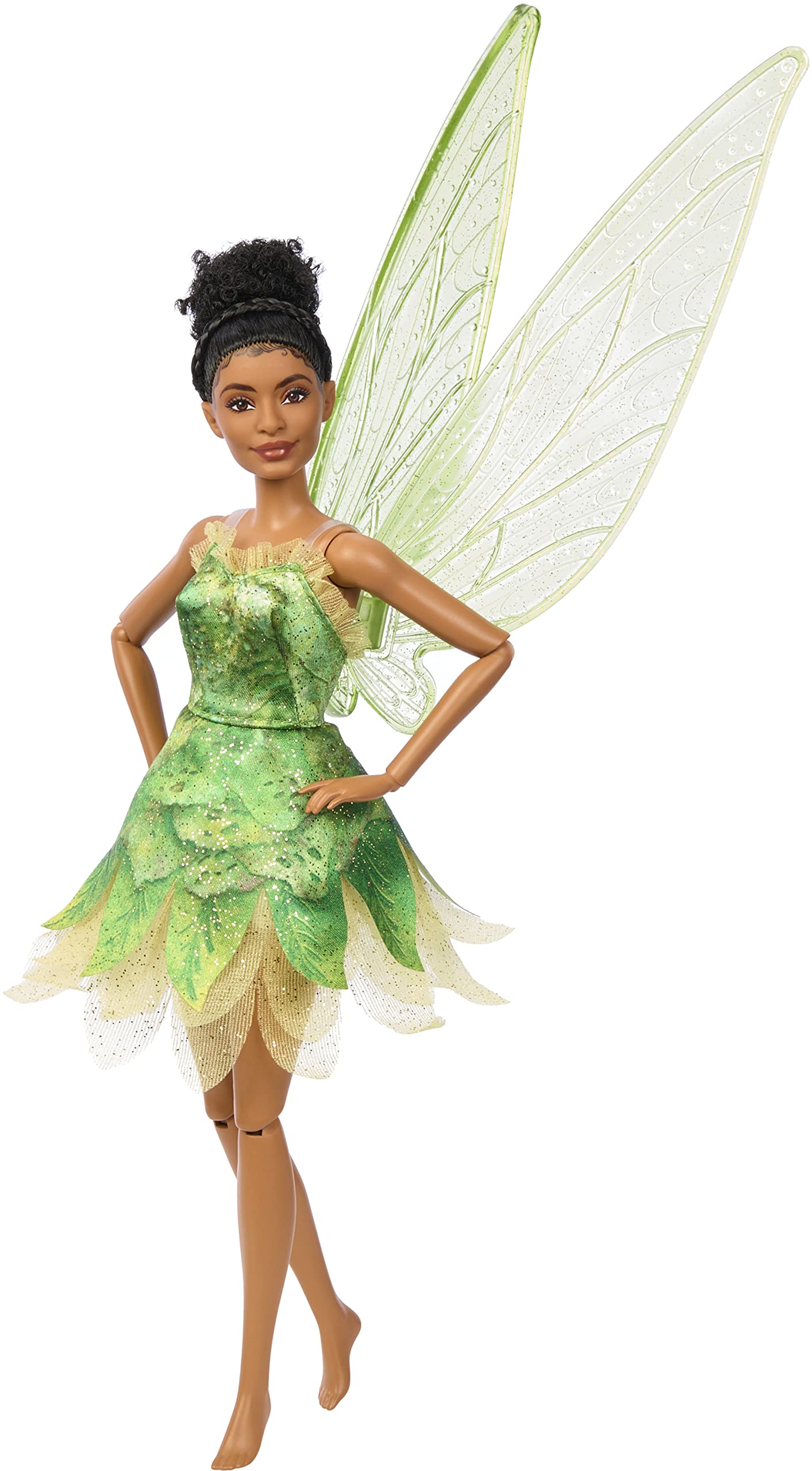 Mattel Disney Peter Pan & Wendy Toys, Tinkerbell Doll with Fairy Outfit & Wings, Collectible Inspired by the Movie