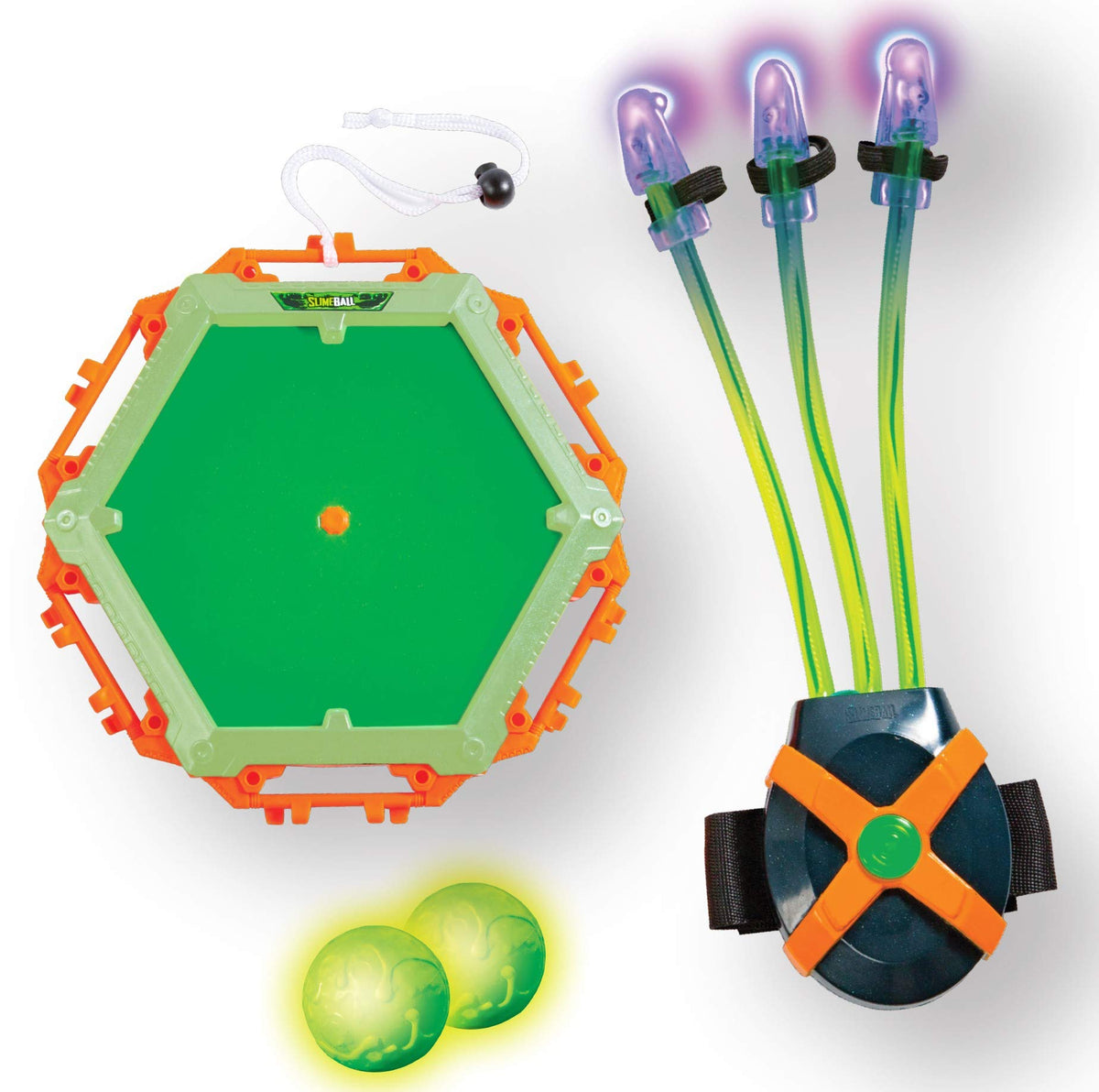 Diggin Active - Slimeball Light Claw & Glow Target,Green
