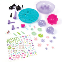 Make It Real: DIY Tranquility Fountain - Build a Whimsical Water Space, Water Falling & Sensory Experience, 30+ Pieces, Build-Play-Relax, USB Powered Water Feature, Tweens & Girls, Kids Ages 8+