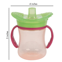 The First Years SenseAbles Teethe-Around Sensory Trainer Cup, 7 oz, Pink