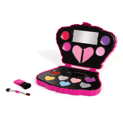 Make It Real: Juicy Couture Bejeweled Beauty Cosmetic Compact - Glam for Eyes, Lips & Face, Crown Shaped Makeup Case, Girls & Kids Ages 6+