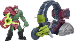 He-Man and The Masters of the Universe Trap Jaw & Vehicle Set, Vehicle with 5.5-in Action Figure & Accessory Inspired by MOTU Netflix Animated Series, Collectible Toy for Kids Ages 4 Years & Older