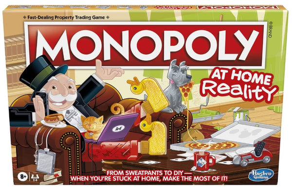 Monopoly Game: At Home Reality Edition Family Board Game