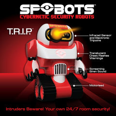 Spybots Trip LED Tripwire Security Alarm Robot