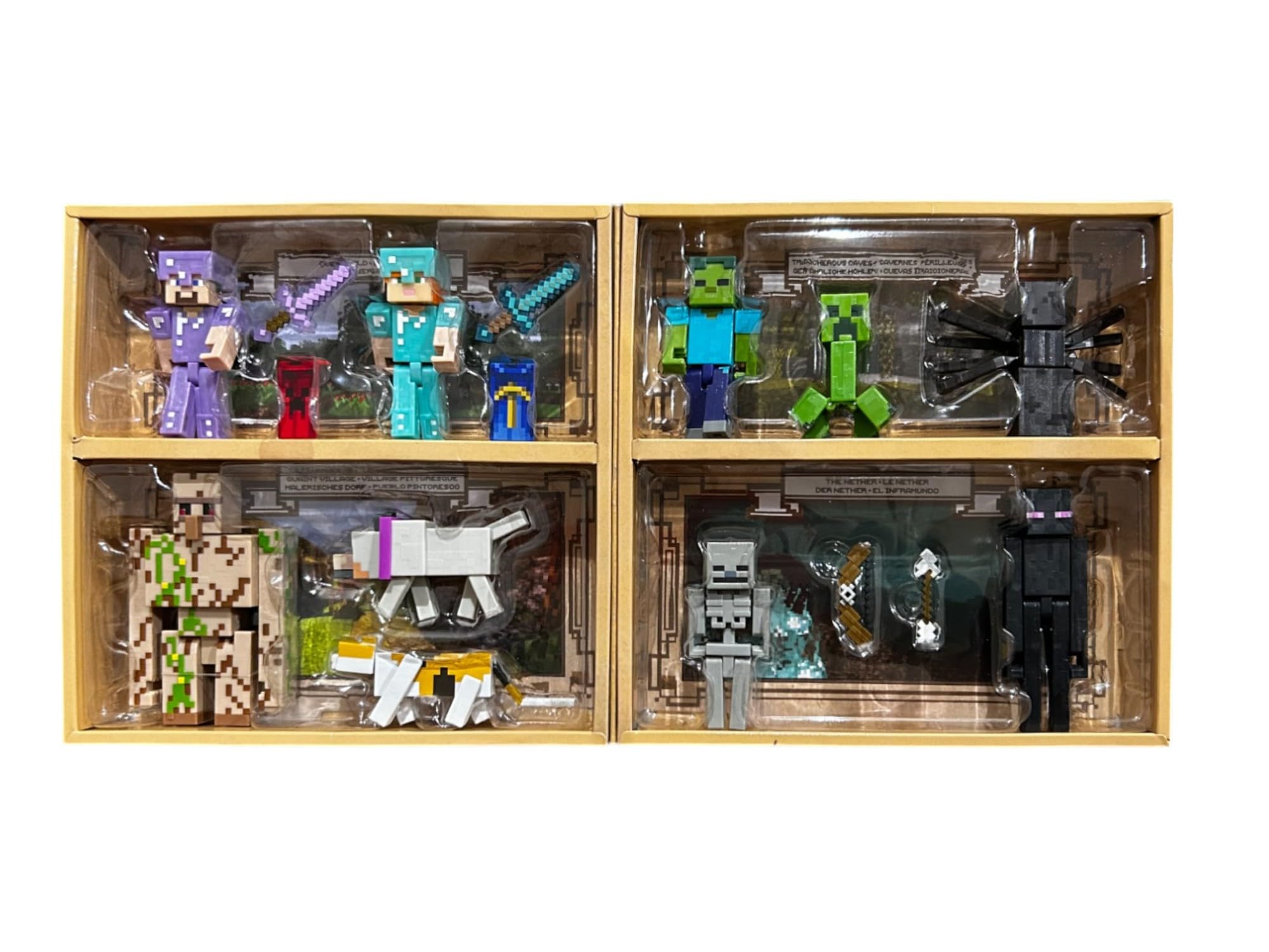 Mattel Minecraft Survival Manual Figure Set – 10 Collectible