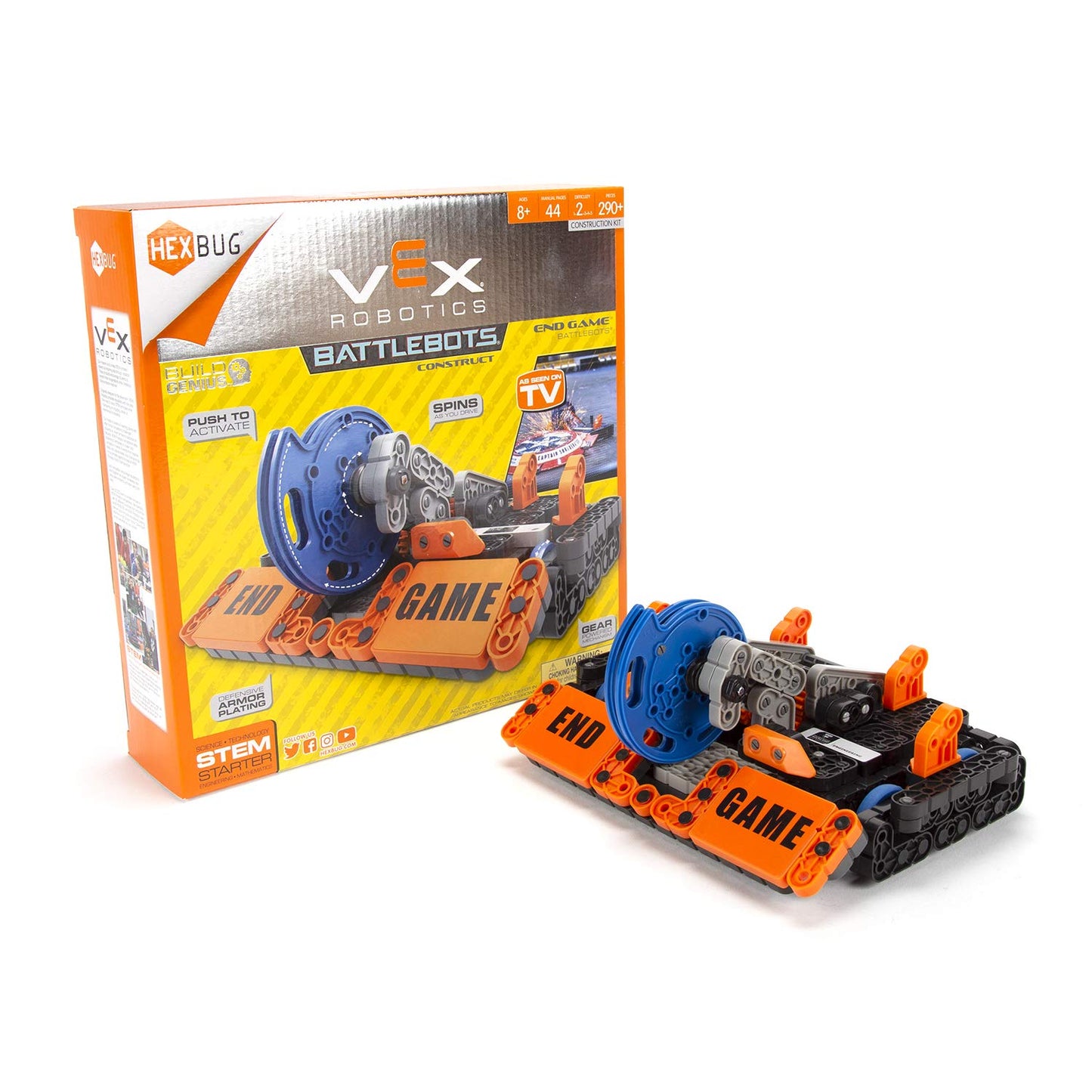 HEXBUG VEX Robotics End Game Toys for Kids, Fun Battle Bot Hex Bugs Construction Kit