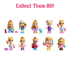 LOVE, DIANA, Kids Diana Show, Fashion Fabulous Collectible Doll and Pet 2-Pack Bundle, Surprise 3.5” Diana Doll in Adorable Ice Cream Cone and Surprise Pet, 10 Different Diana Doll Styles to Collect