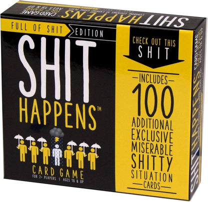 Games Adults Play Shit Happens: Full of Shit - Rank Shitty Situations On The Misery Index Black