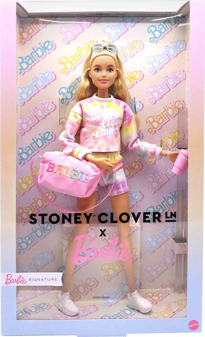 Barbie Signature Stoney Clover Lane Doll Wearing Tie-Dye Loungewear & Duffle Bag