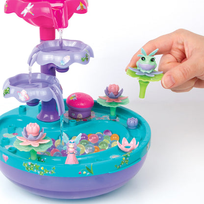 Make It Real: DIY Tranquility Fountain - Build a Whimsical Water Space, Water Falling & Sensory Experience, 30+ Pieces, Build-Play-Relax, USB Powered Water Feature, Tweens & Girls, Kids Ages 8+